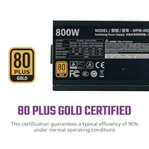 Cooler Master G800 800 Watt 80 Plus Gold SMPS — image 1