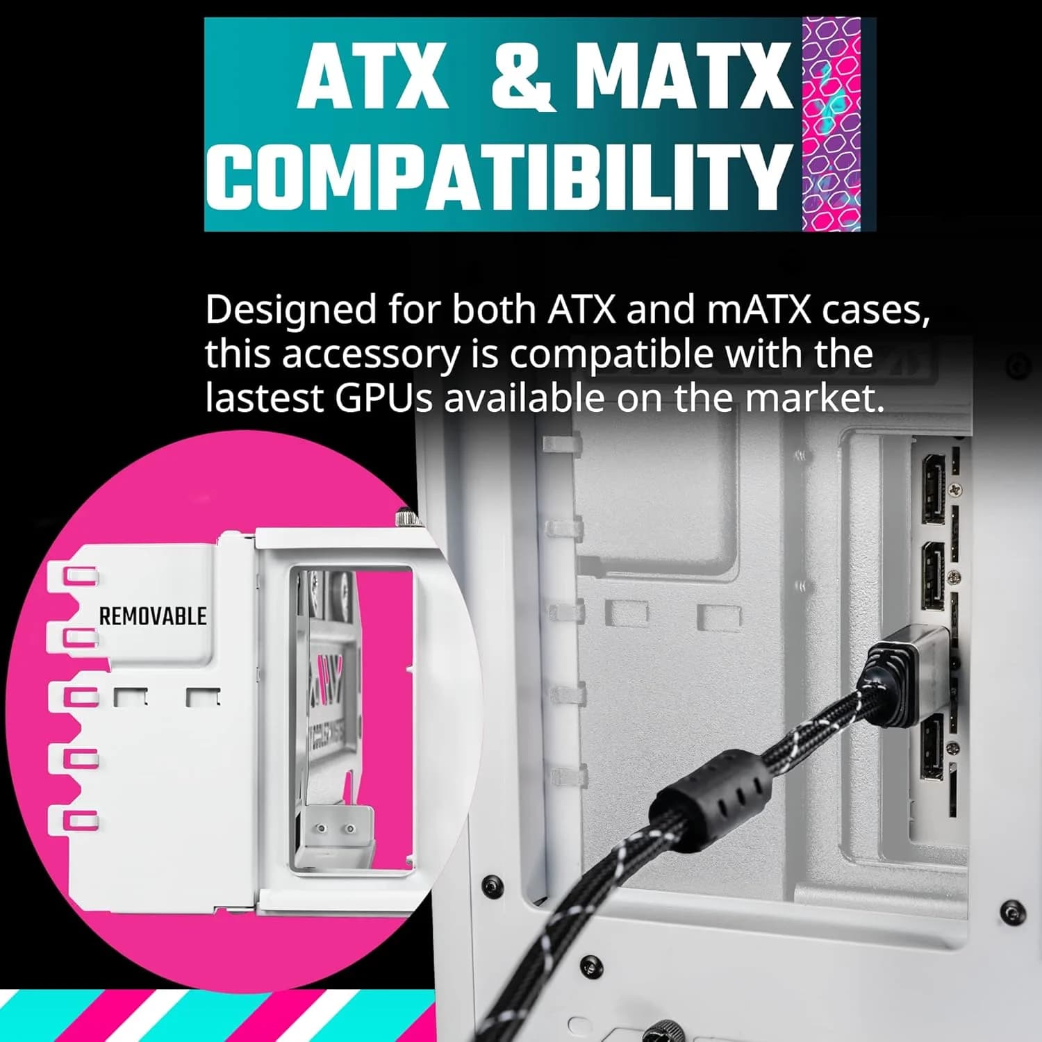 Cooler Master Vertical GPU Holder Kit V3 White — image 1
