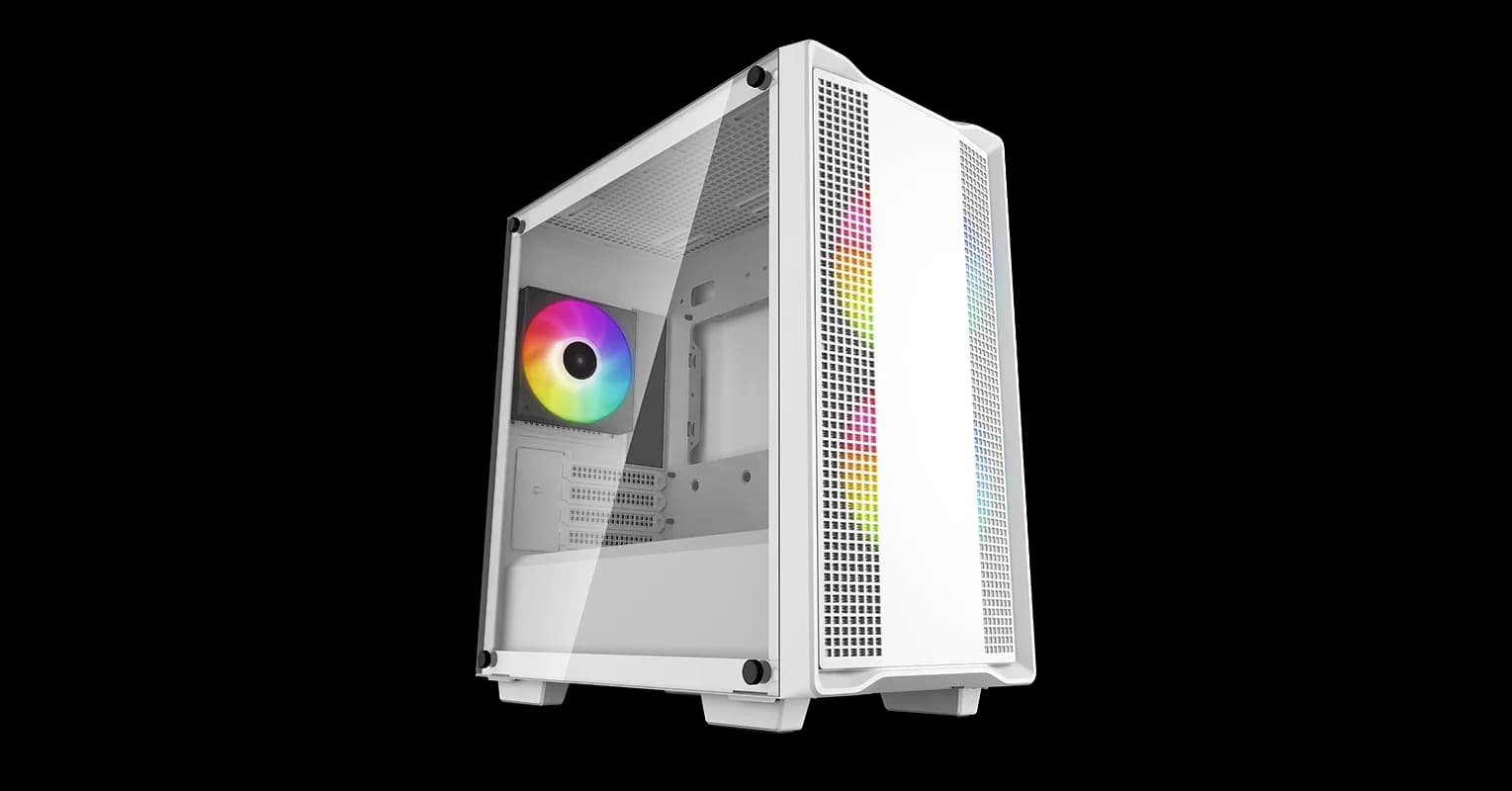 Deepcool CC360 ARGB mATX Cabinet - White — image 1