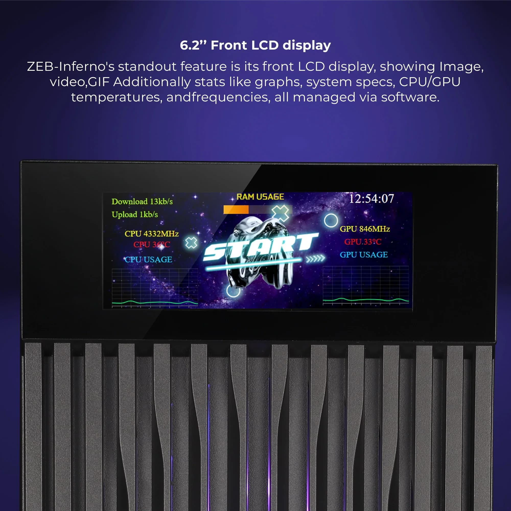 Zebronics Inferno Mini Tower Cabinet — image 1