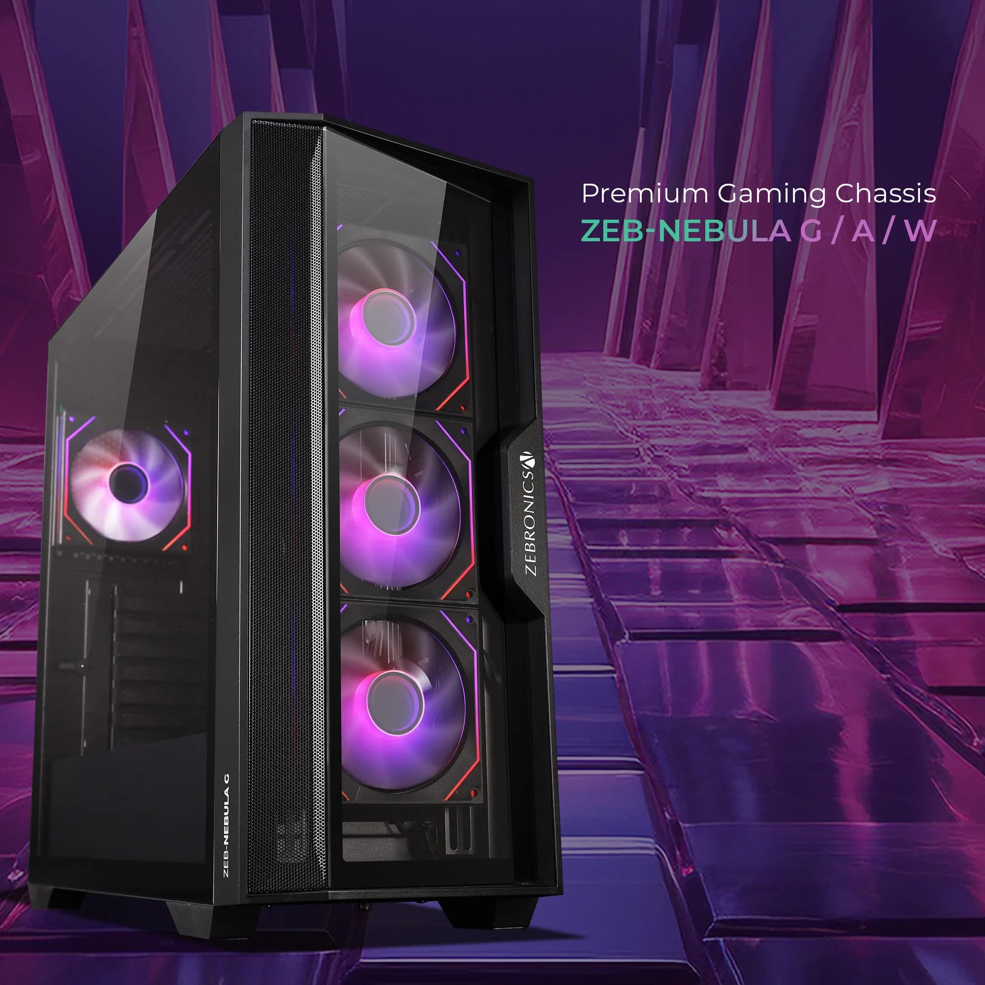 Zebronics Nebula G Mid Tower Cabinet — image 1