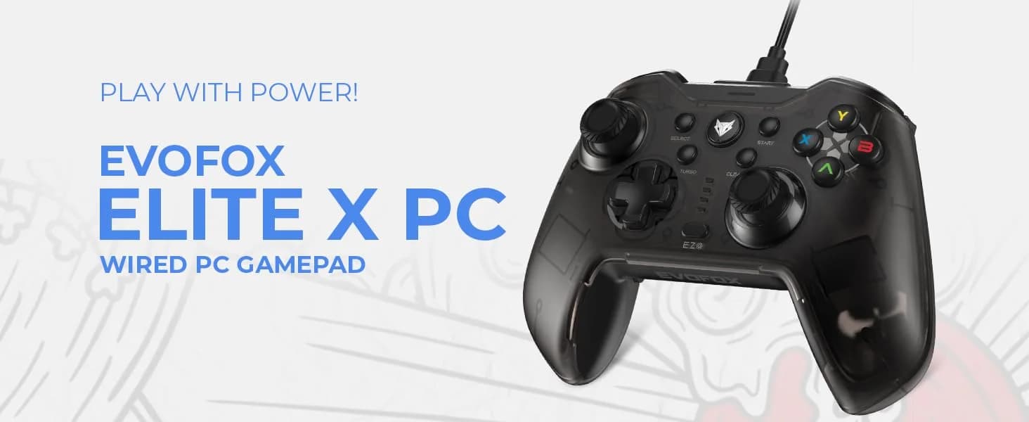 EvoFox Elite X Wired Gaming Controller for PC — image 1