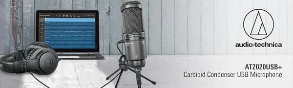 Audio-Technica AT2020USB+ Cardioid Condenser USB Microphone