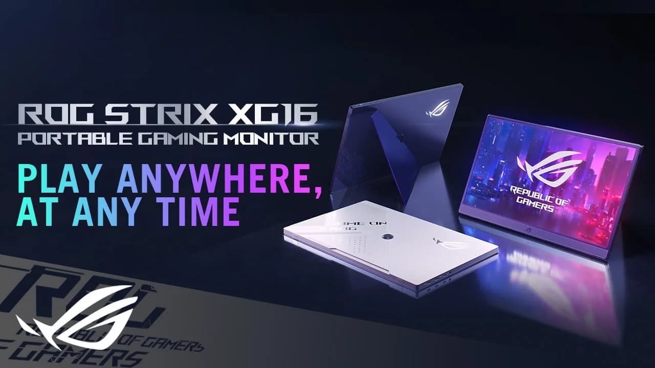 Asus ROG Strix XG16AHP 15.6 Inch Portable 144Hz Gaming Monitor — image 1