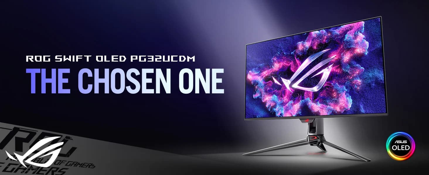 Asus ROG Swift OLED PG32UCDM 32 inch 4K Gaming Monitor — image 1