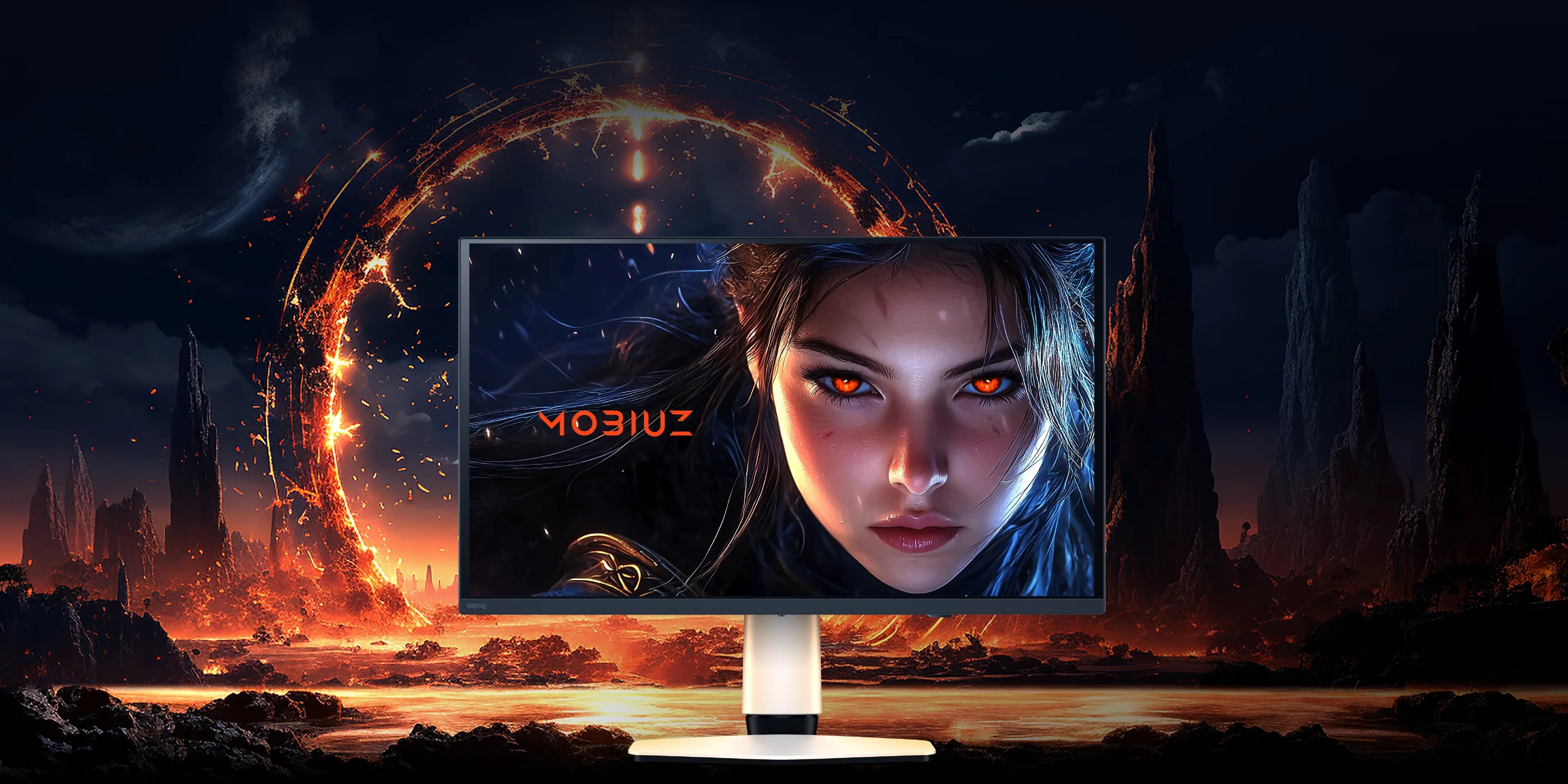BenQ MOBIUZ EX271UZ 27" QD-OLED UHD 4K 240Hz 0.03ms Freesync Gaming Monitor — image 1