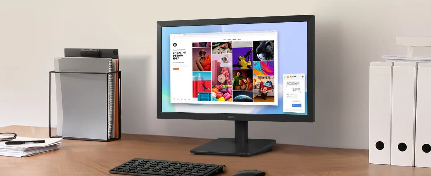 LG 20U401A-B 19.5" 75Hz WSXGA TN HDMI Wall Mountable Monitor — image 1
