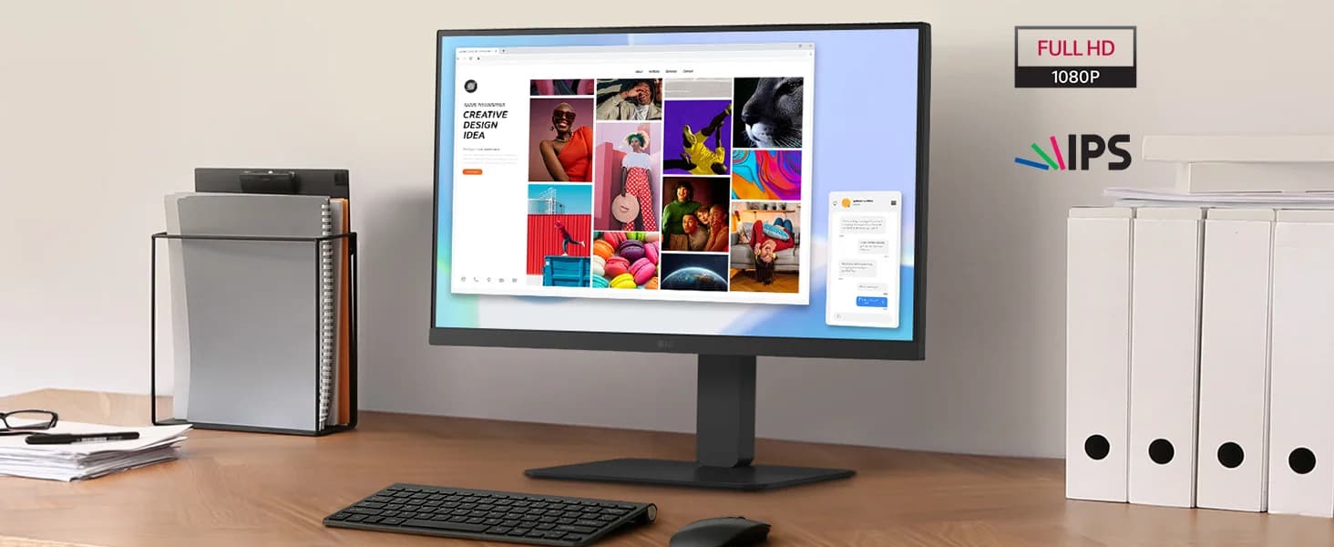 LG 27BA650-B 27" Full HD IPS 100 Hz Monitor
