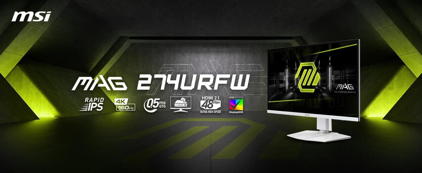MSI MAG 274URFW 27-inch 4K Gaming Monitor — image 1