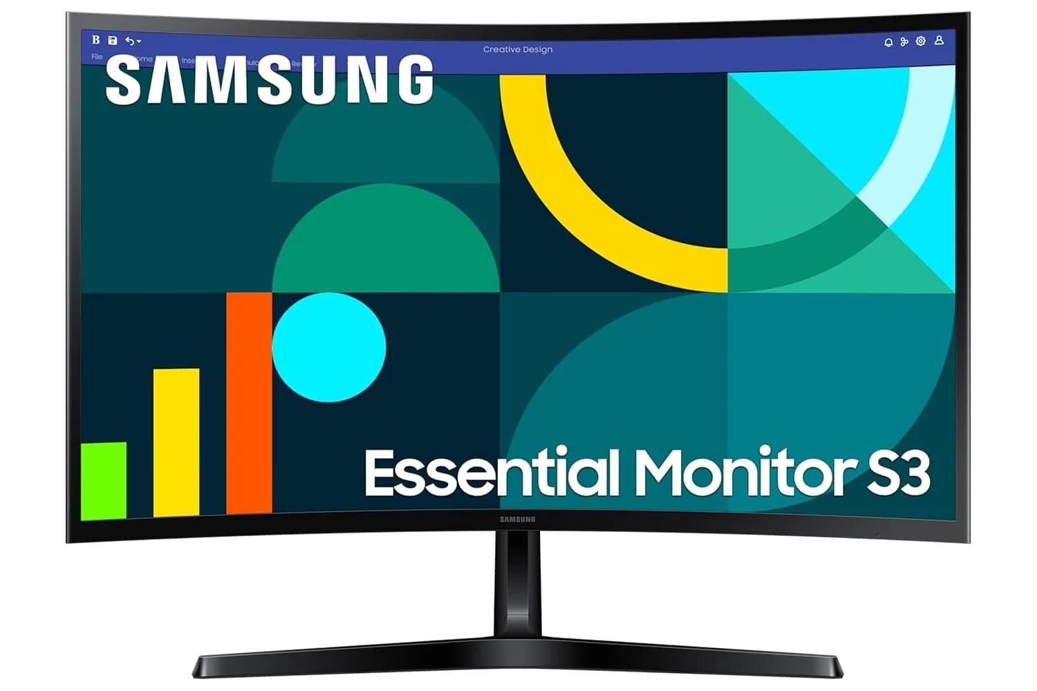 Samsung LS27D368GAWXXL 27 inch FHD Essential 1800R Curved Screen 100Hz Monitor — image 1