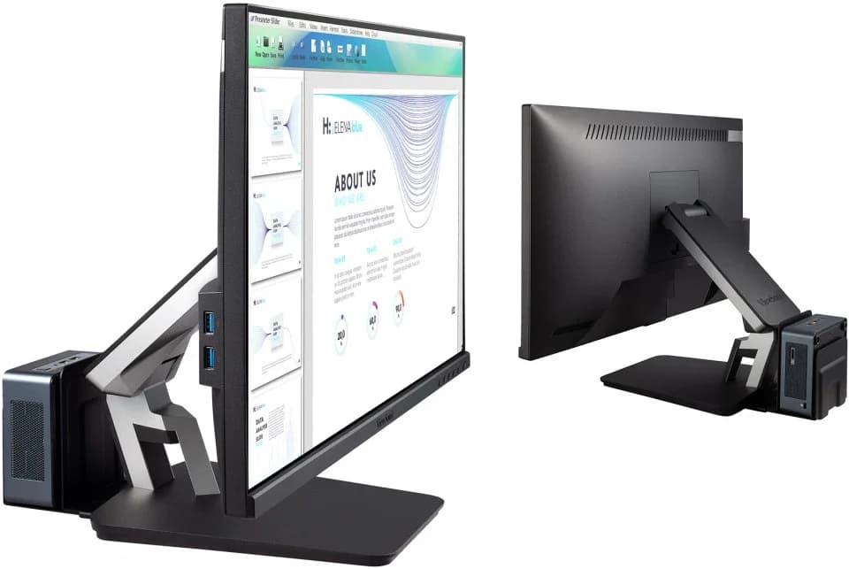ViewSonic TD2455 24" FHD IPS Touch Monitor Black — image 1