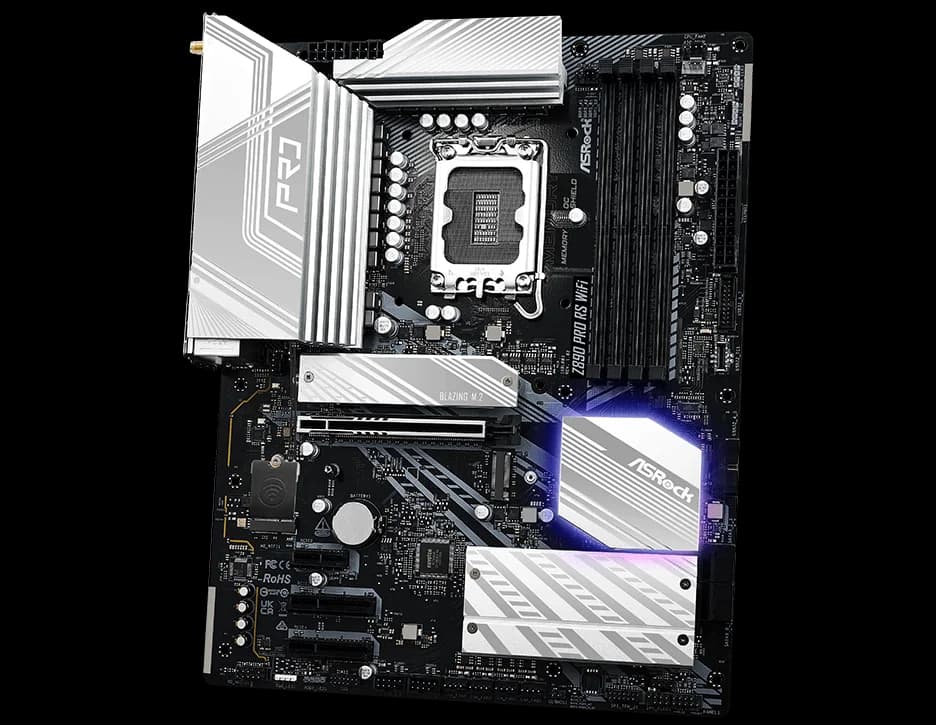 ASROCK Z890 Pro RS WIFI DDR5 LGA 1851 Intel Z890 SATA 6Gb/s ATX Motherboard — image 1