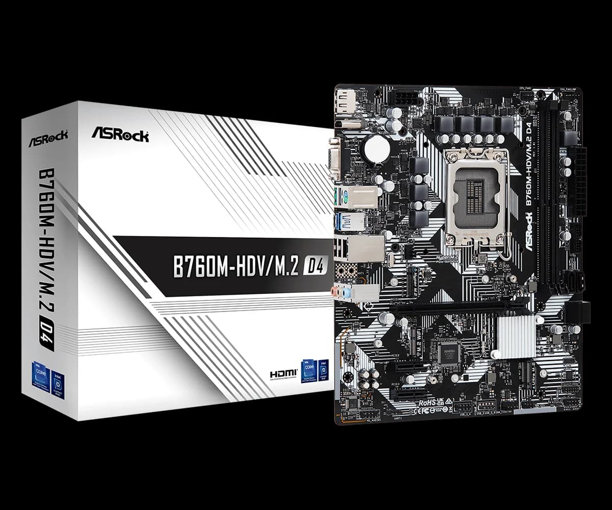 ASRock B760M-HDV/M.2 DDR4 Motherboard — image 1
