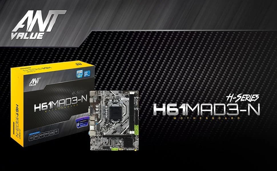 Ant Value H61MAD3-N Motherboard — image 1
