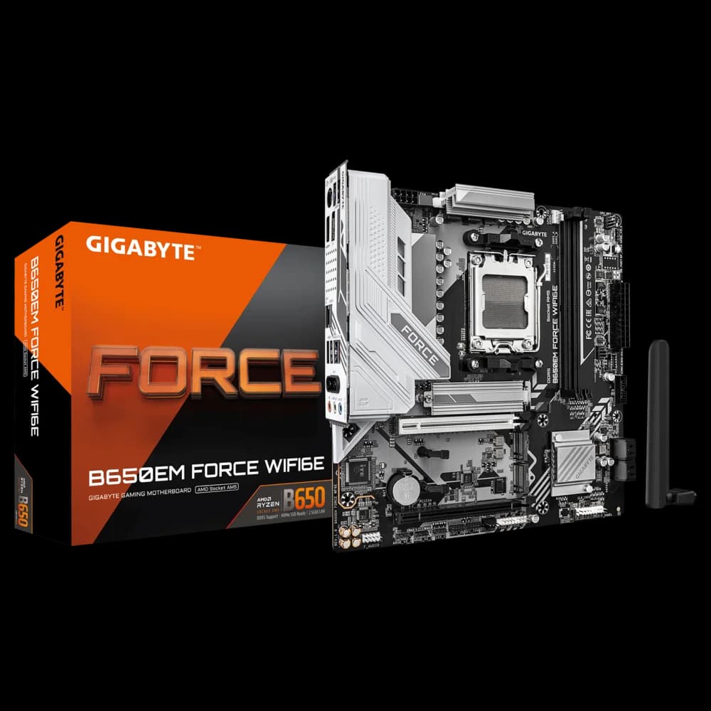 Gigabyte B650EM FORCE WIFI M-ATX Motherboard