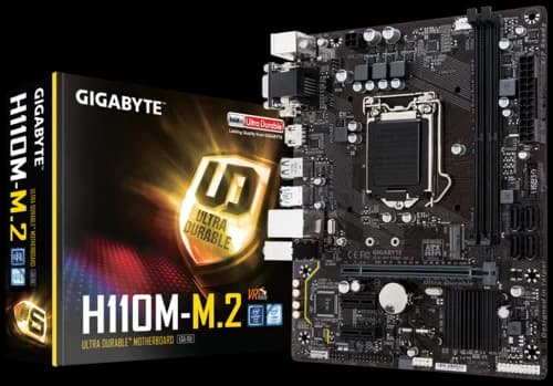 Gigabyte GA-H110M M.2 Intel M-ATX Motherboard — image 1