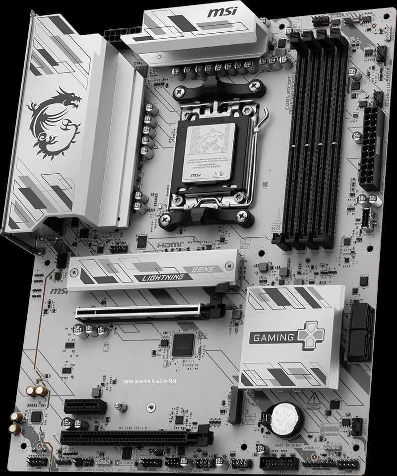 MSI B850 GAMING PLUS WIFI6E AM5 ATX Motherboard — image 1