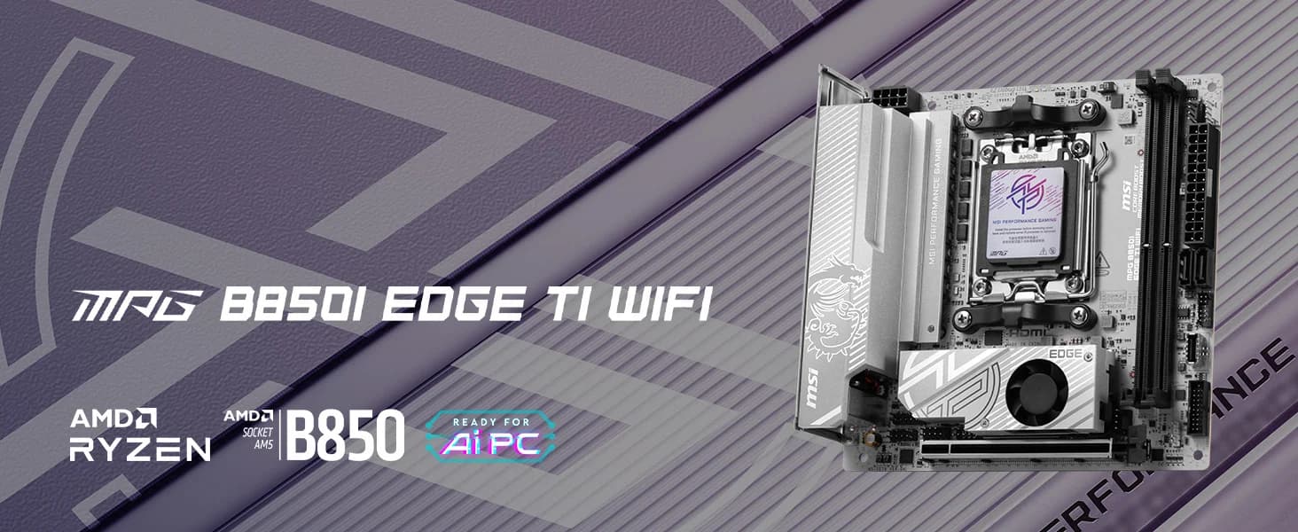 MSI MPG B850I Edge TI WiFi Motherboard