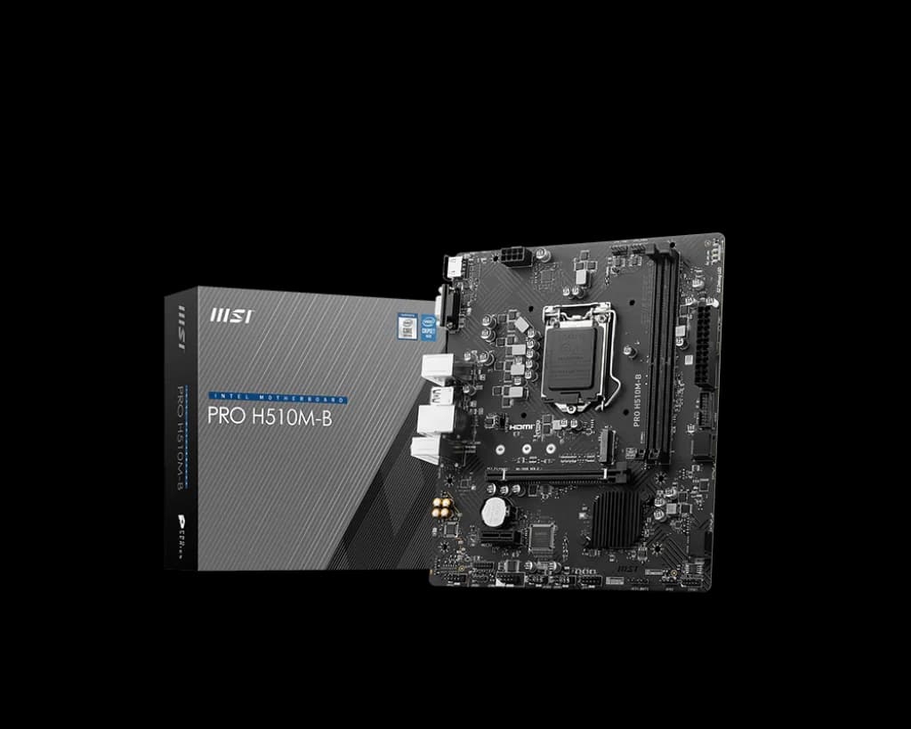 MSI PRO H510M-B mATX Intel LGA 1200 Motherboard