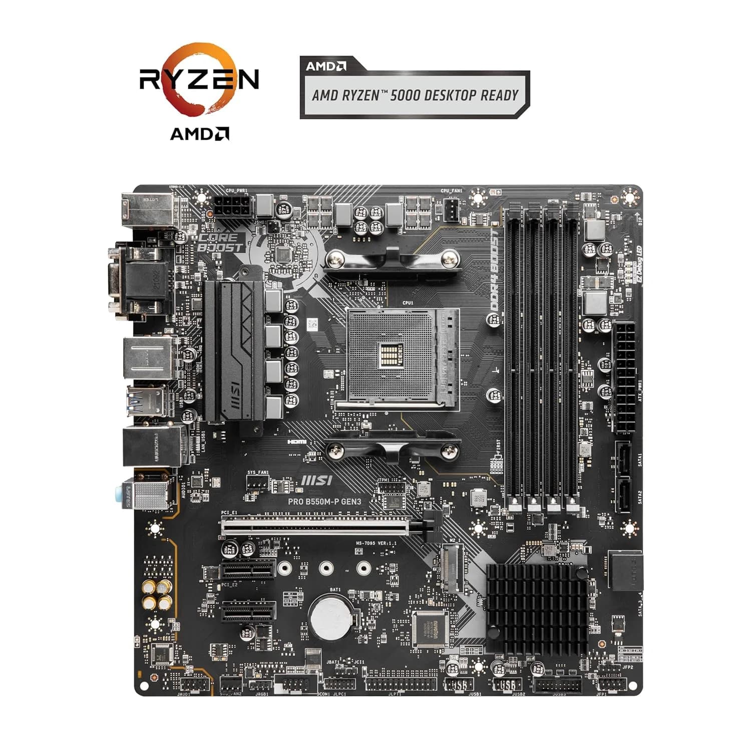 Msi Pro B550m-p Gen3 Motherboard — image 1