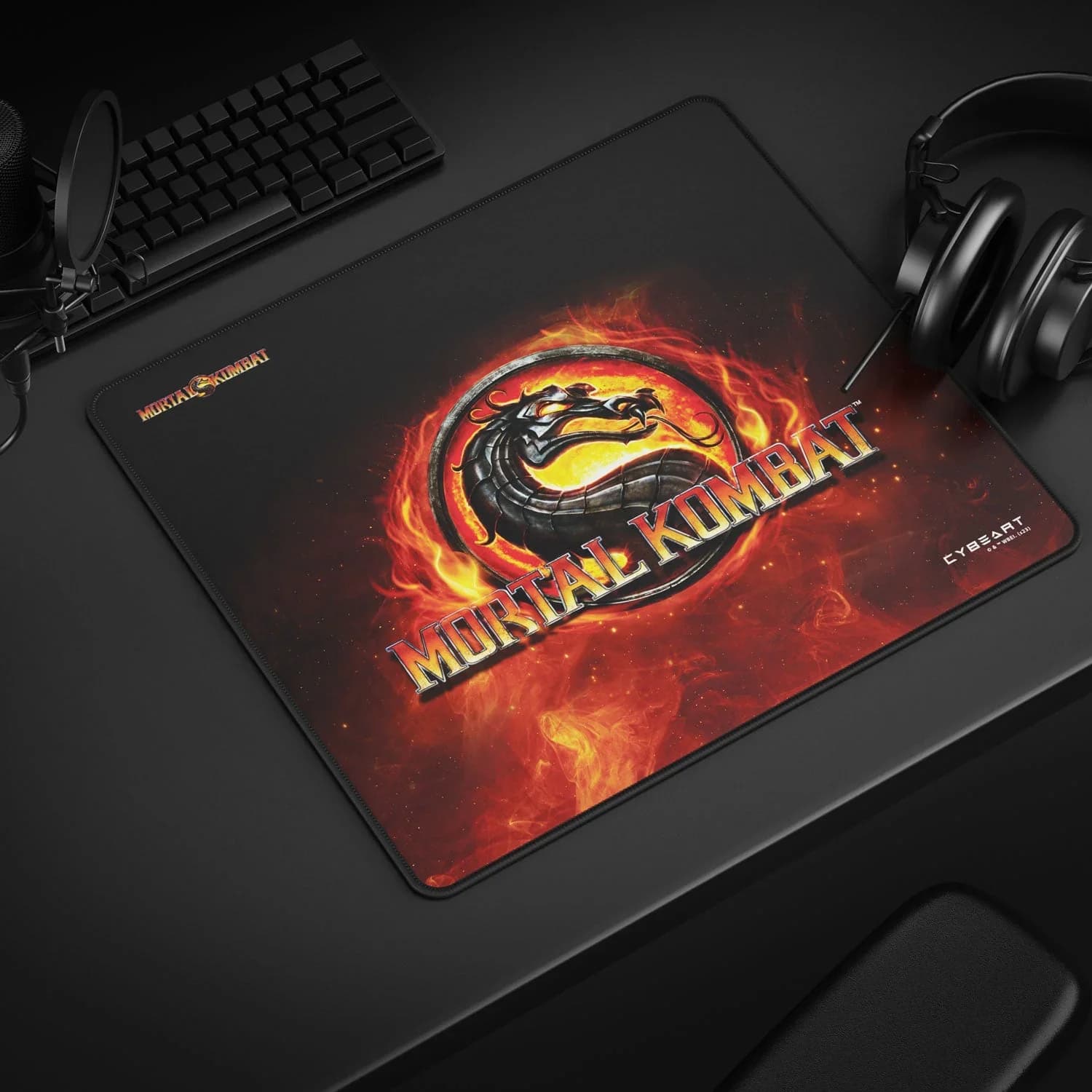 CYBEART | Mortal Kombat Gaming Mouse Pad | Large Premium Licensed Gaming Mouse Pad (450 x 350 x 4mm / Rapid Series) — image 1