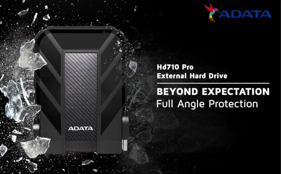 ADATA DURABLE HD710 Pro 2TB External Hard Drive - Yellow — image 1