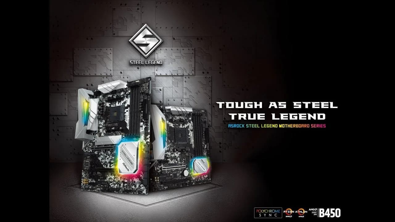 ASRock B450M Steel Legend Motherboard — image 1