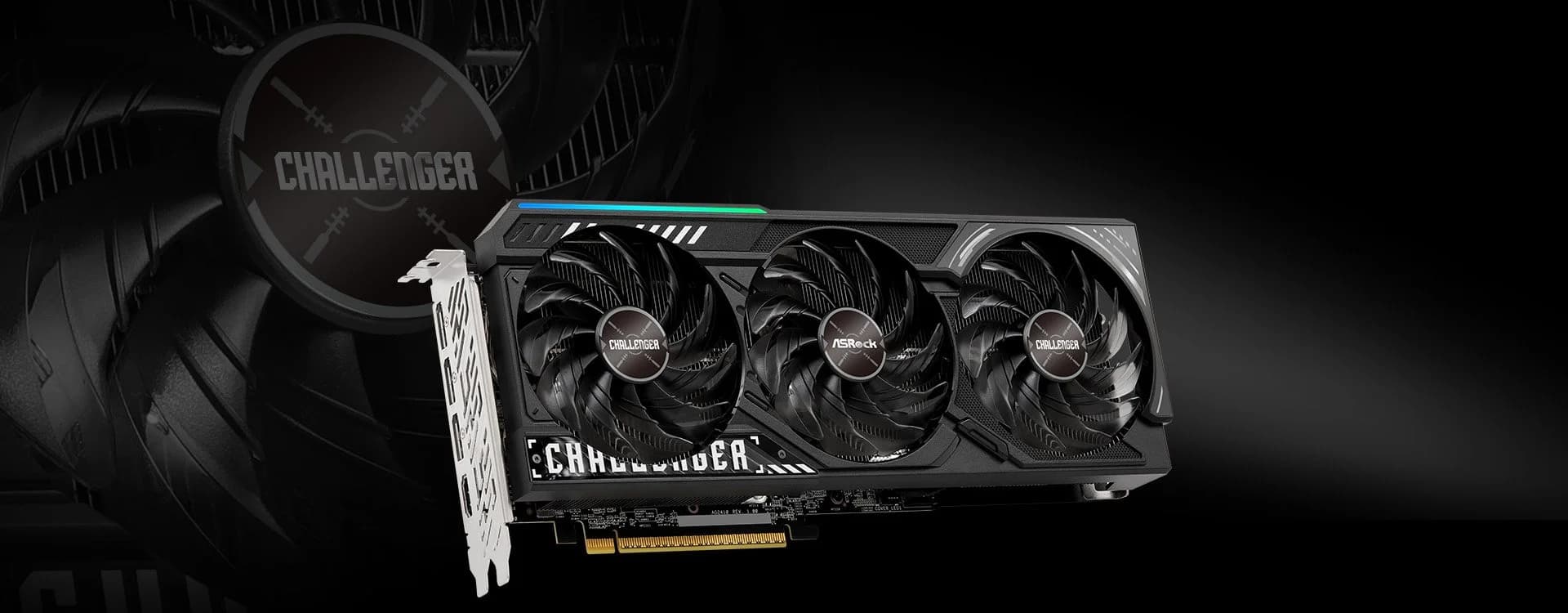 ASRock Challenger Radeon RX 9070 XT 16GB GDDR6 PCI Express 5.0 x16 Graphics Card — image 1