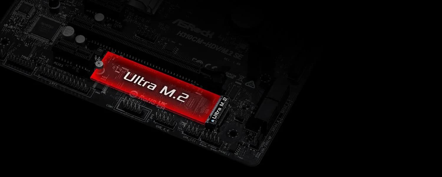 ASRock H310CM-HDV/M.2 SE Motherboard — image 1