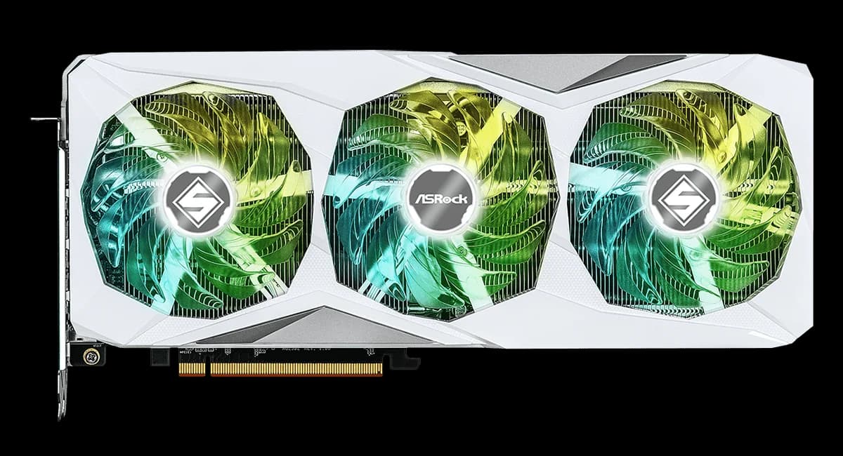 ASRock Radeon RX 7700 XT Steel Legend 12GB OC Graphics Card — image 1