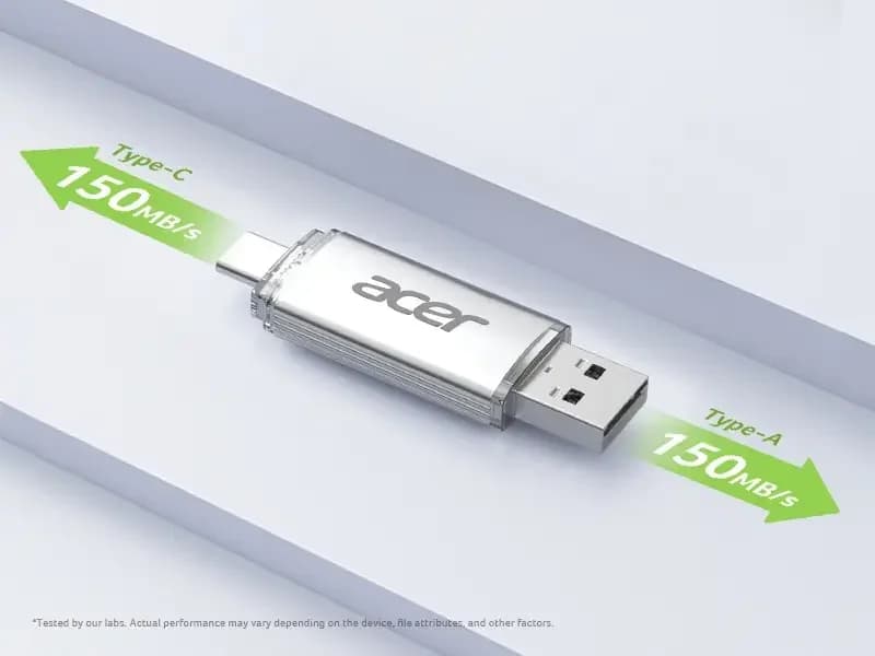 Acer UT300 256GB USB 3.2 Gen1 Flash Drive — image 1
