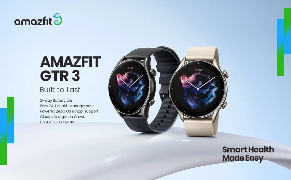 Amazfit GTR 3 Smart Watch Fitness Watch Thunder Black — image 1