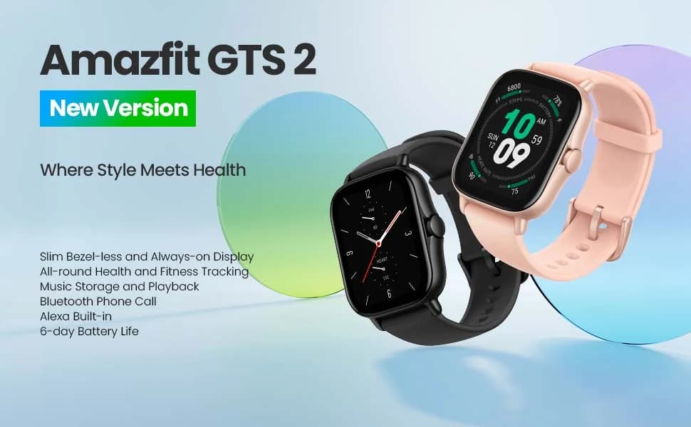 Amazfit GTS 2 Smart Watch Petal Pink — image 1