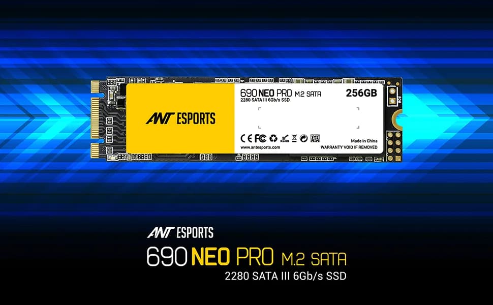 Ant Esports 690 Neo Pro 256GB M.2 SATA Internal SSD — image 1