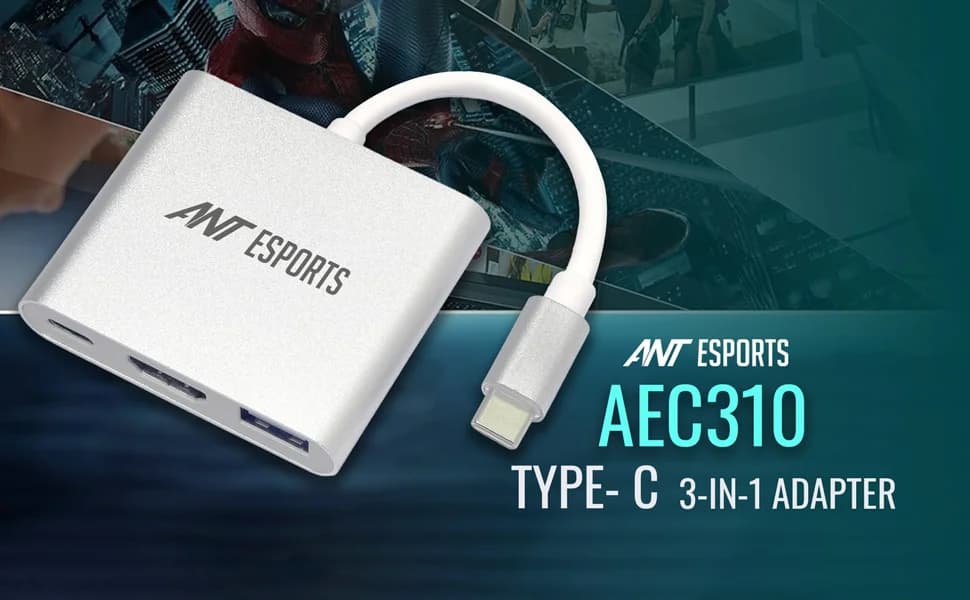 Ant Esports AEC310 USB 3.1 Type-C To HDMI/USB3.0/Type-C adapter — image 1