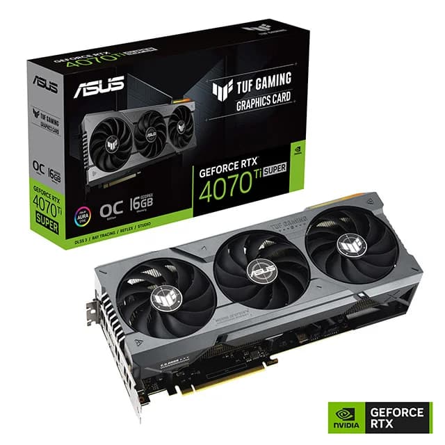 Asus Tuf Gaming Geforce RTX 4070 Ti Super Oc Edition 16gb Gddr6x Graphic Card — image 1
