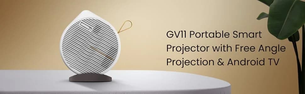 BENQ GV11 DLP Portable Wireless Projector - White — image 1