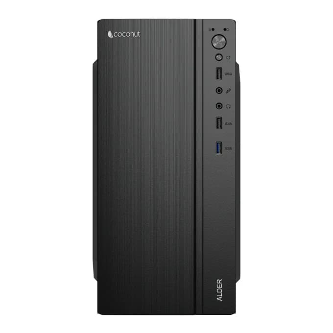 Coconut Alder - mATX Office Cabinet with Power Supply — image 1