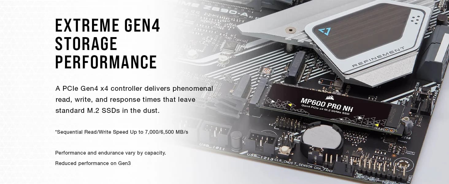 Corsair MP600 Pro NH 4tb NVMe SSD — image 1