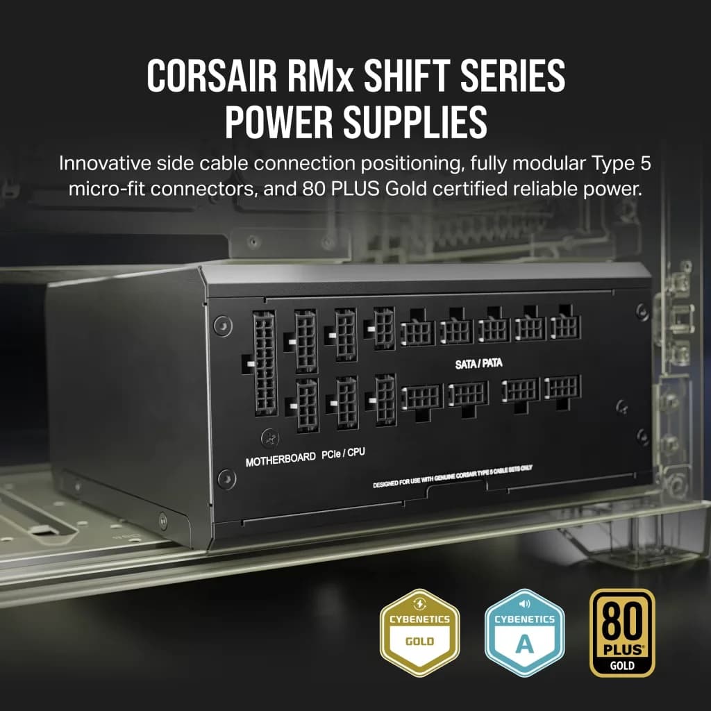 Corsair RM1200x Shift 1200 Watt 80 Plus Gold SMPS — image 1