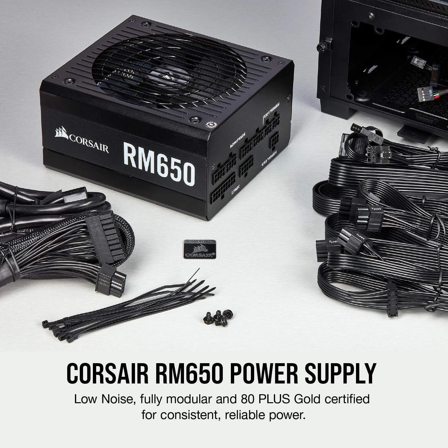 Corsair RM650 80 Plus Gold Fully Modular SMPS — image 1