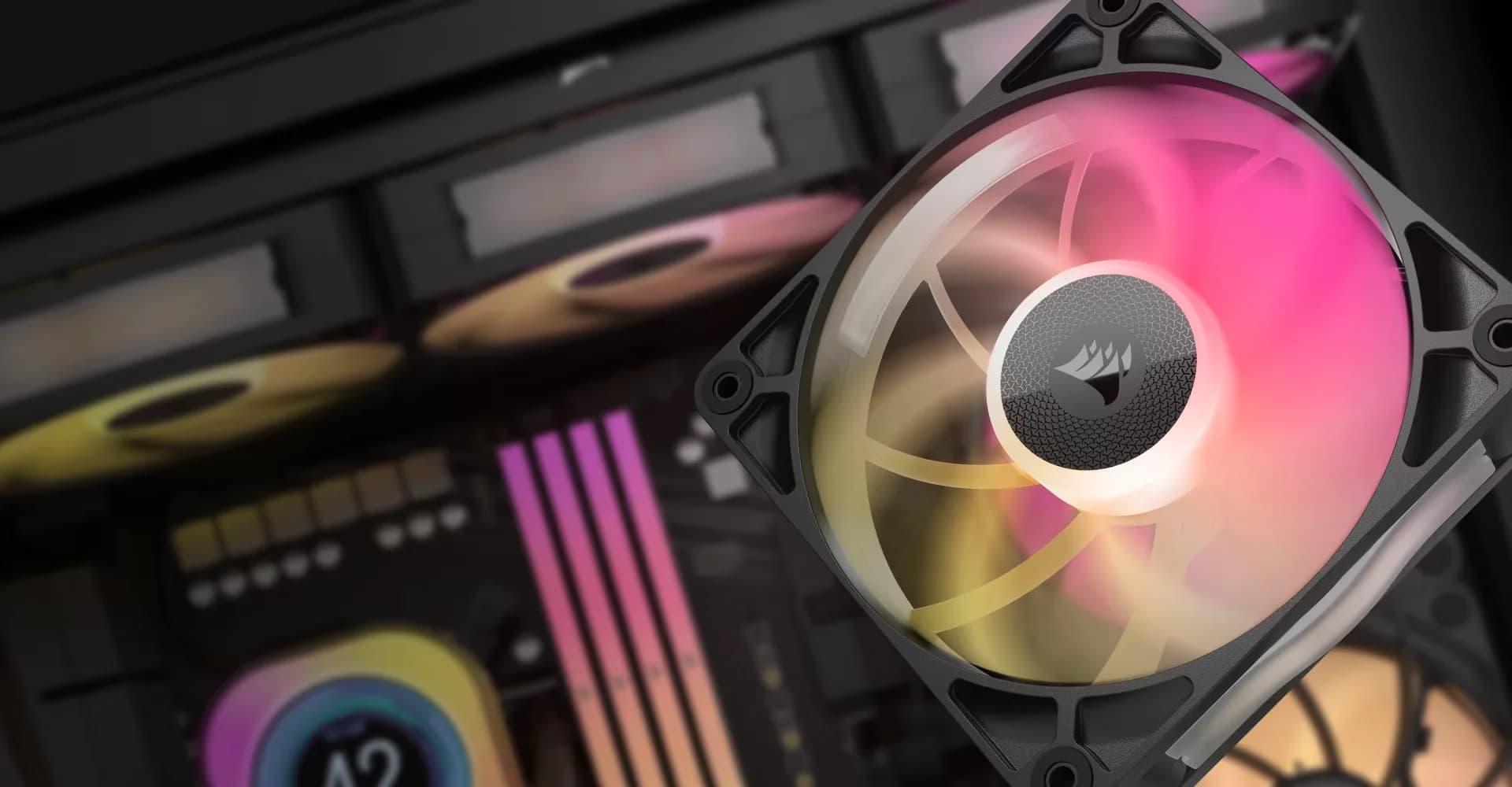 Corsair iCUE LINK RX120 MAX RGB 120mm PWM Thick Fans Starter Kit — image 1