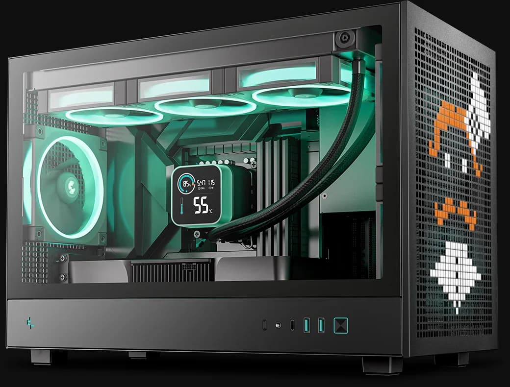 Deepcool CH260 M-Atx Mini Tower Cabinet Black — image 1