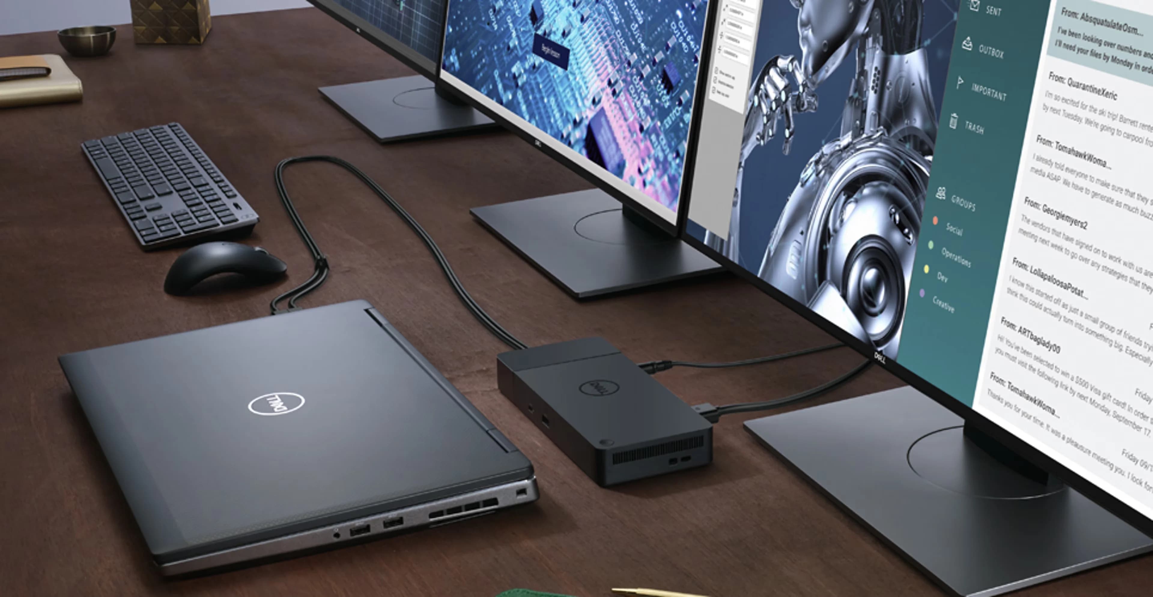 Dell WD19DCS Performance Docking Station with Dual USB-C and RJ-45 — image 1