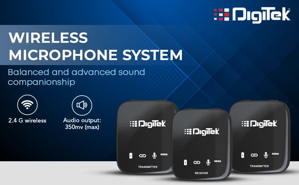Digitek DWM 101 Wireless Microphone System — image 1