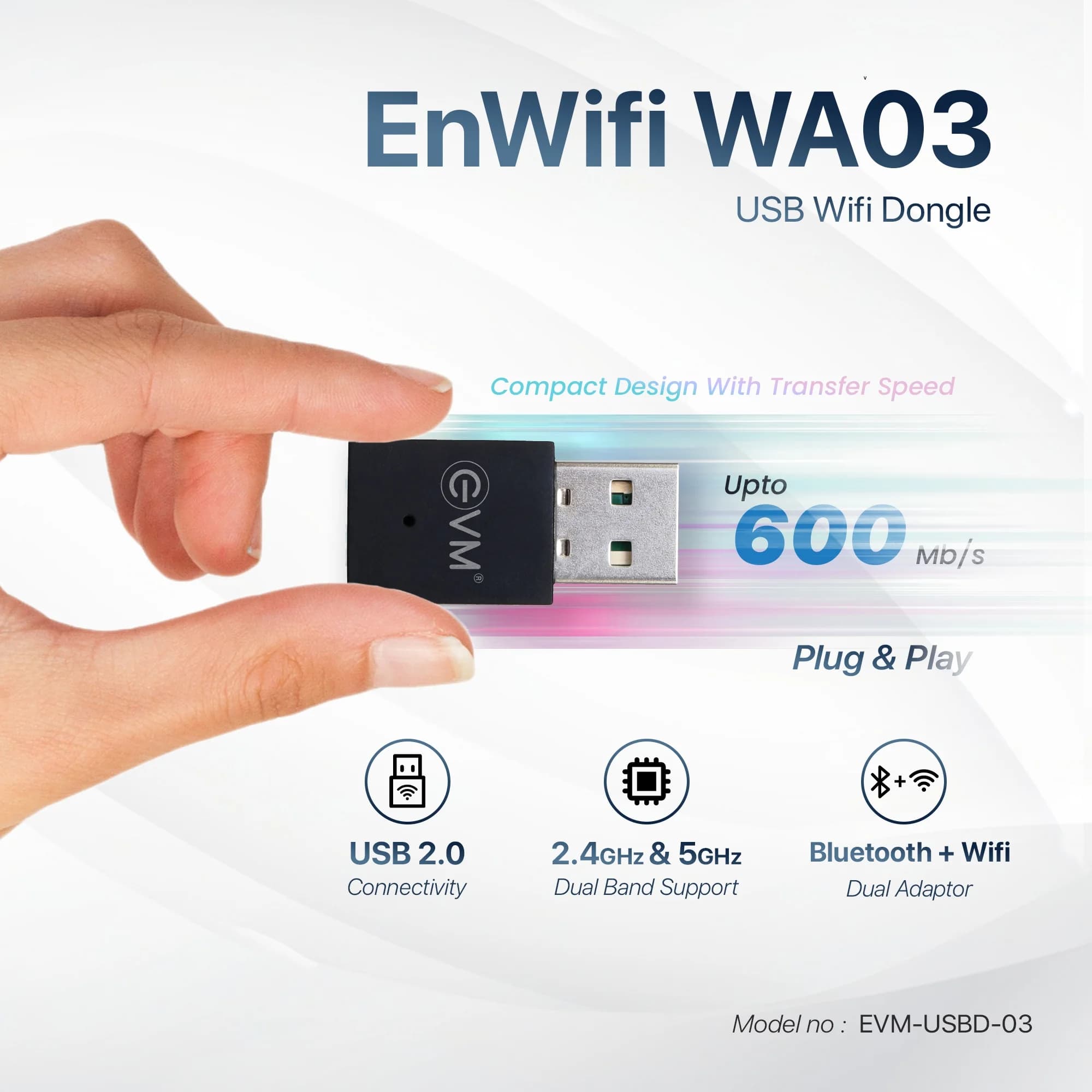 EVM EnWifi WA03 Wifi USB Dongle — image 1