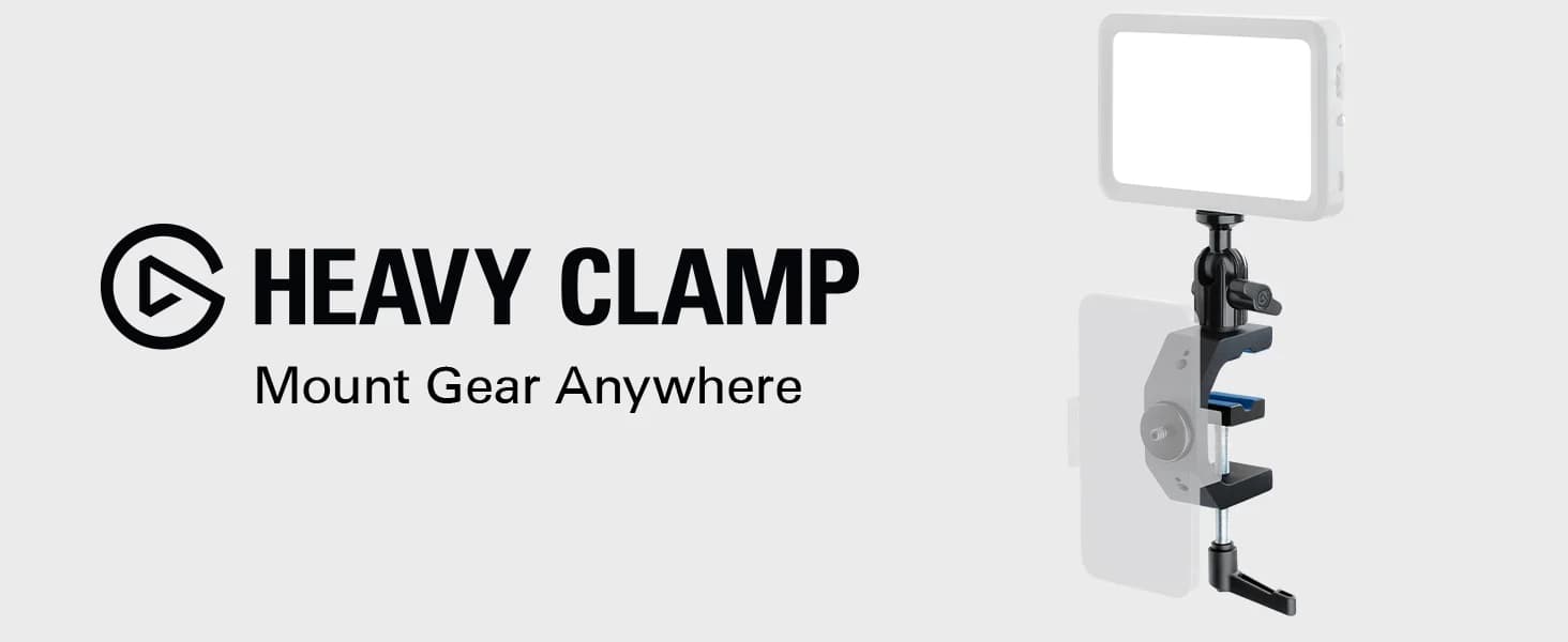 Elgato Heavy Clamp Professional Mount with Ball Head — image 1