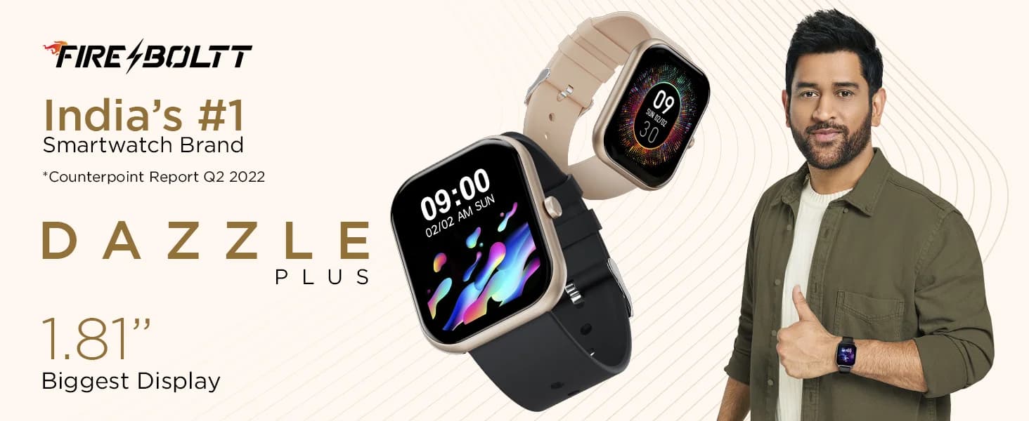 Fire Boltt Dazzle Plus Smartwatch Black — image 1