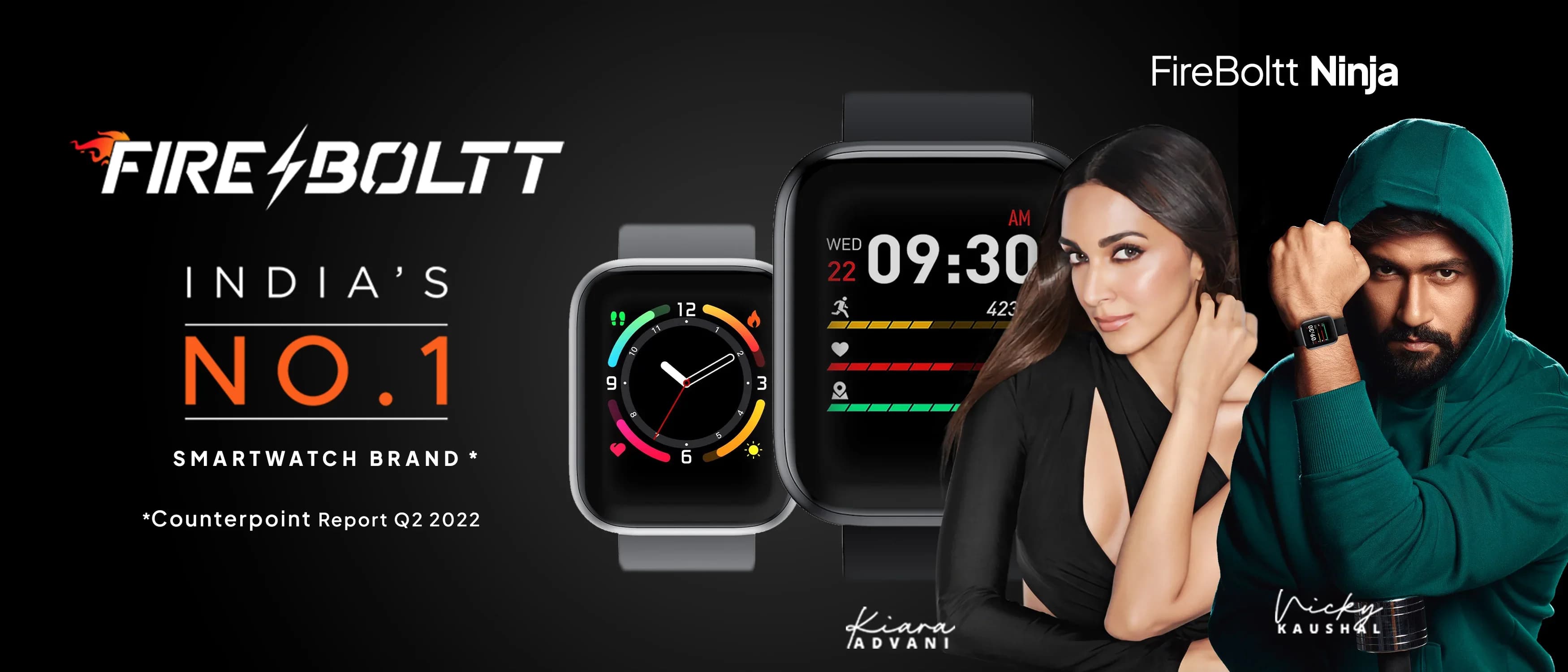 Fire Boltt Ninja Smart Watch Rose Gold — image 1