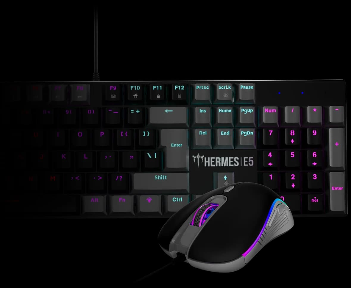 Gamdias Hermes E5 2-In-1 Keyboard and Mouse Combo — image 1
